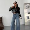 Jeansy Wide Leg Blue Horizon