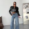 Jeansy Wide Leg Blue Horizon