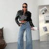 Jeansy Wide Leg Blue Horizon