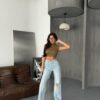 Jeansy Palazzo Light Denim