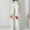 Jeansy Wide Leg Frost Veil