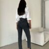 Jeansy Mom Fit Graphite Black