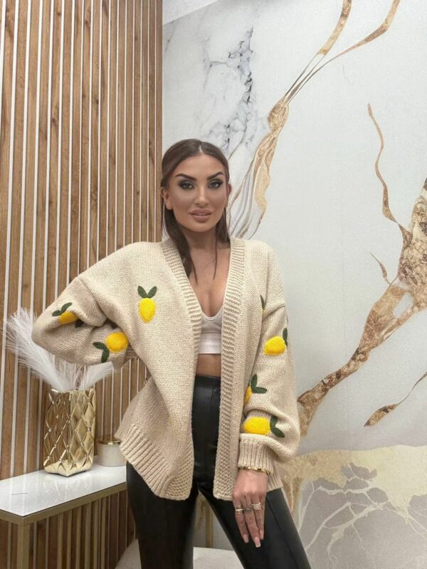 Kardigan Lemon Charm Beżowy