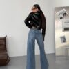 Jeansy Wide Leg Blue Horizon