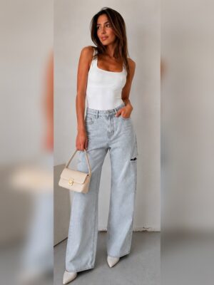 jeans_przod_3x4 Jeansy Wide Leg Cloud Monogram