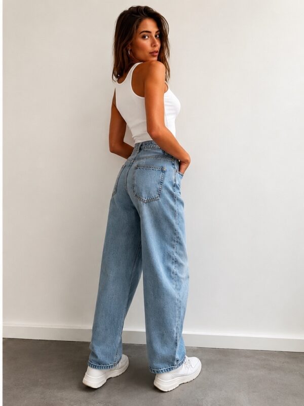 Jeansy Baggy Light Denim