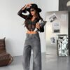 Jeansy Baggy Urban Graphite