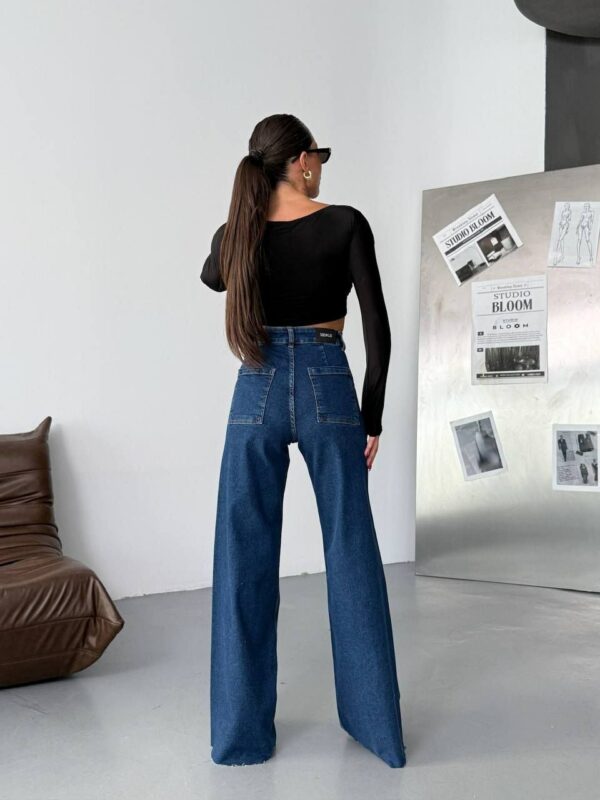 Jeansy Palazzo Midnight Sapphire