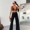 Jeansy Wide Leg Noir Classic