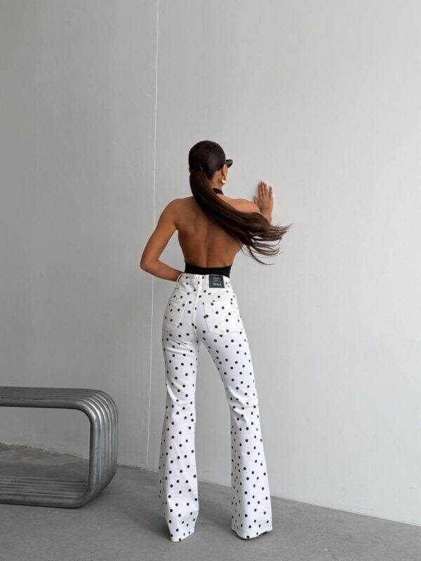 Spodnie Palazzo Dots Blanc