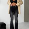 Jeansy Flare Midnight Shape Black