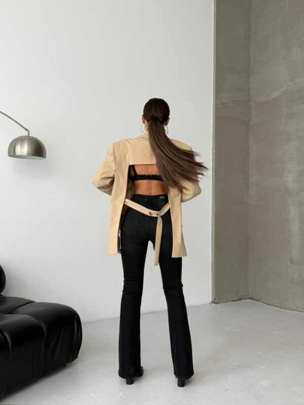 Jeansy Flare Midnight Shape Black