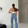 Jeansy Wide Leg Blue Horizon
