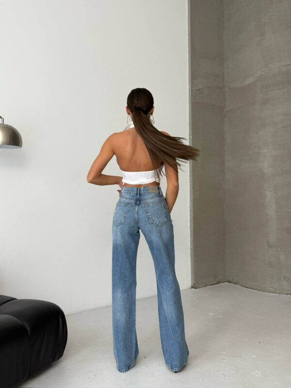 Jeansy Wide Leg Blue Horizon