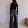 Jeansy Damskie Wide Leg Storm