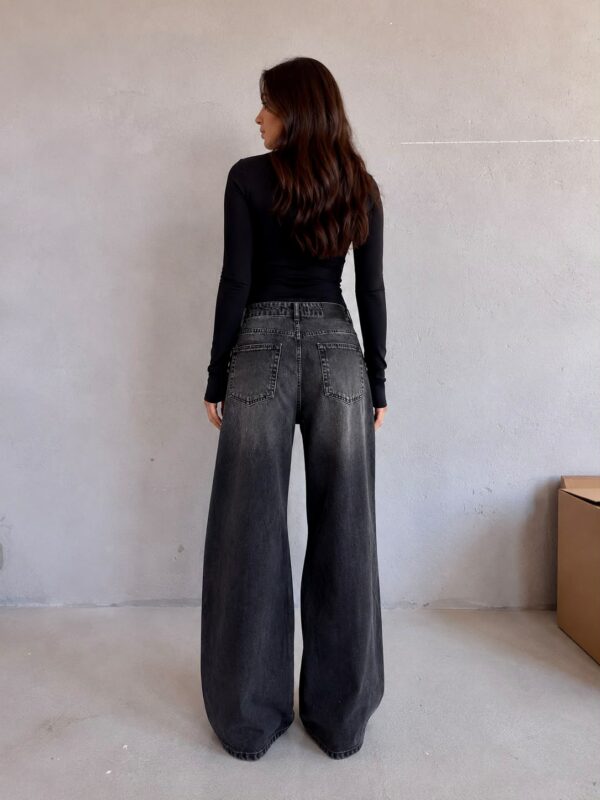 Jeansy Damskie Wide Leg Storm