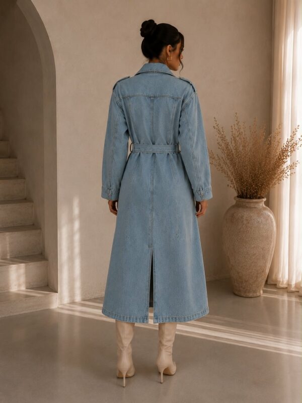 TRE-TR0625-JEA-UNI_2 Denim Trench JEANS UNI