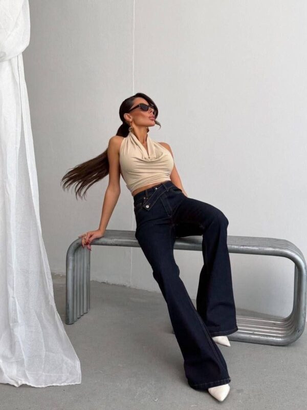 Jeansy Flare Venera Dark
